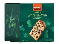 Combo 12 Panettones Brasil Cacau Gotas 400G - 4
