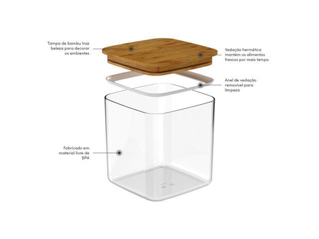 Pote Hermético OU Keep Maxxi Natural 2,3 Litros - 2