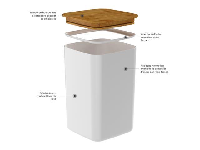 Pote Hermético OU Keep Maxxi Natural 3,5 Litros - 2