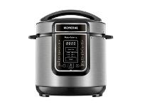 Panela de Pressão Elétrica Digital 6L Mondial Preto/Inox 1000W - 1