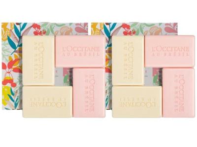 Kit L'Occitane au Brésil Sabonetes Perfumado em Barra 8 Unidades