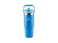 Garrafa Tumbler Térmico Flip Straw Stanley Azure 887ML - 1