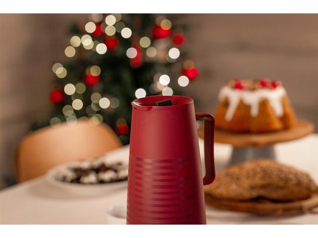 Bule Térmico Tramontina Casa Natal Vermelho 1 L - 4