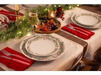 Prato Raso Tramontina Noite Feliz em Porcelana Decorada 28 cm - 2