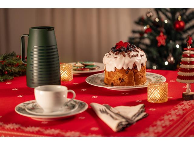 Prato Panetone Tramontina Noite Feliz em Porcelana Decorada 28 cm - 4