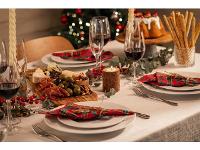 Prato Panettone Tramontina Capodanno em Porcelana Decorada 28 cm - 4