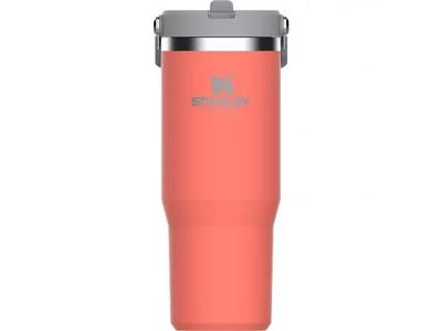 Garrafa Tumbler Térmico Flip Straw Stanley Guava 887ML