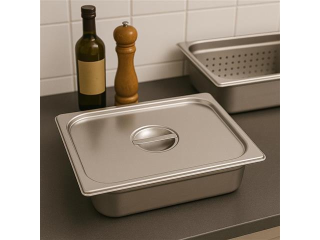 Tampa para Cuba GN 1/1 Tramontina em Aço Inox com Recorte para Alças - 4