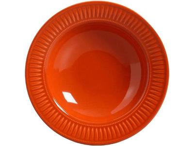 Conjunto 6 Pratos Fundo Porto Brasil Daisy Cantaloupe