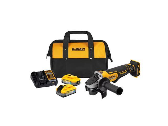 Kit Esmerilhadeira Angular 2 Baterias e Carregador DeWalt DCG413H2-BR - 1