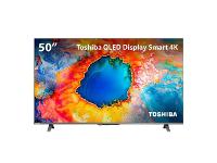 Smart TV QLED 50" 4K Toshiba 50C450NS Google TV 2 USB WiFi TB034M - 1