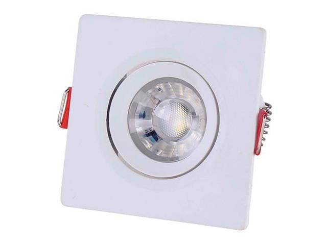 Spot LED Tramontina Quadrado 5W 3000K Luz Amarela - 3