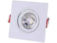 Spot LED Tramontina Quadrado 5W 3000K Luz Amarela - 1