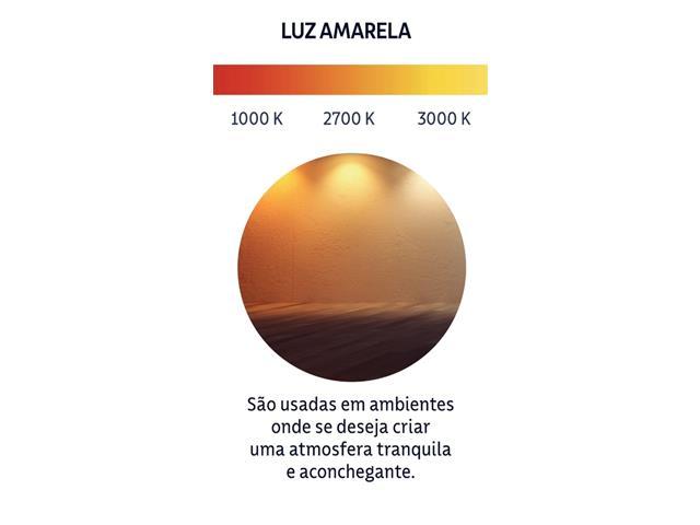 Spot LED Tramontina Quadrado 7W 3000K Luz Amarela - 2