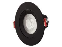 Spot LED Tramontina Redondo 5W 3000K Preto com Luz Amarela - 2
