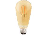 Lâmpada LED de Filamento Tramontina ST64 4W 2200K Luz Amarela Âmbar - 1