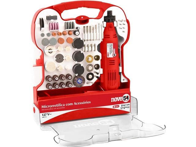 Microrretífica Nove54 AMR172 com Acessórios 110V - 1