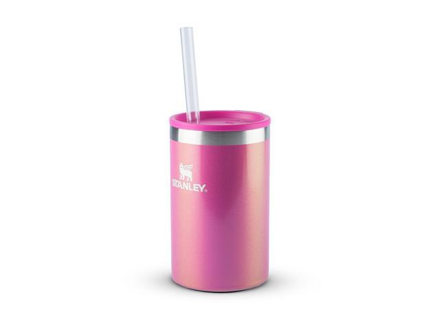 Porta Lata Can Cooler Térmico com Tampa Stanley Rosa Carnaval 296ML - 2