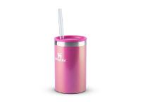 Porta Lata Can Cooler Térmico com Tampa Stanley Rosa Carnaval 296ML - 2