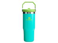 Garrafa Térmica Stanley Tumbler Flip Straw Tropical Teal 887ML - 1