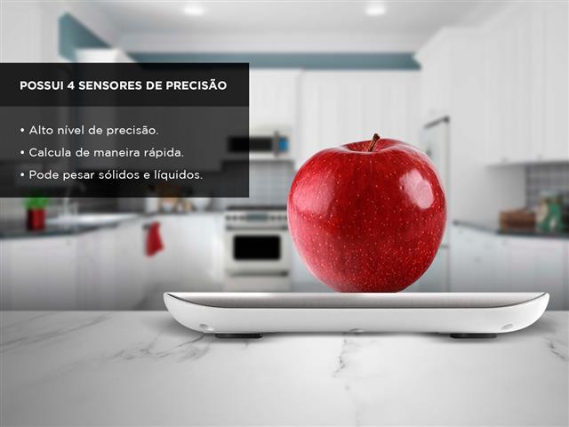 Balança de Cozinha Digital até 10KG Alta Precisão Gadnic - 2