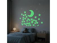 100 Estrelas Fluorescentes Neon Brilha No Escuro Teto e Parede Gadnic - 2