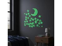 100 Estrelas Fluorescentes Neon Brilha No Escuro Teto e Parede Gadnic - 4