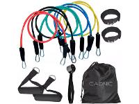 Kit 5 Elásticos Extensores Treino Academia Ginástica Musculação Gadnic - 1