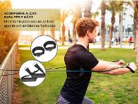 Kit 5 Elásticos Extensores Treino Academia Ginástica Musculação Gadnic - 3