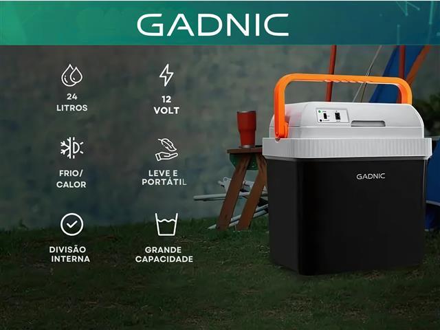 Mini Geladeira Portátil Cooler Automotivo 12V 24Lts Gadnic - 2