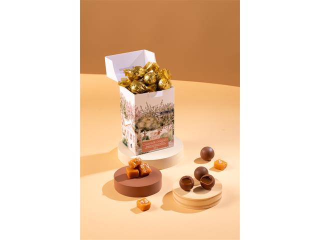 Caixa Bombom Chocolate ao Leite com Recheio de Caramelo Salgado 132g - 1