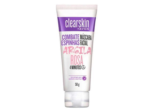 Máscara Facial Argila Avon Clearskin Rosa 50g - 1