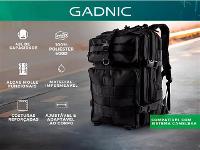 Mochila Tática Camping Militar 45 Lts Grande Impermeável Preto Gadnic - 2