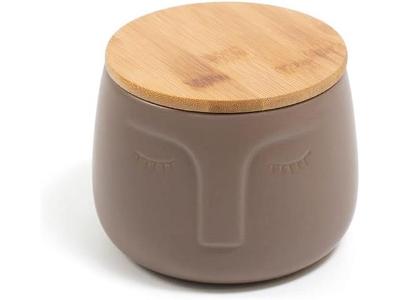 Pote Rosto Dolomita com Tampa de Bambu Oikos Fendi