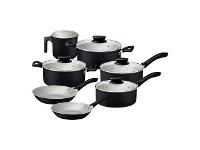 Jogo de Panelas Tramontina em Alumínio Starflon Max Preto 07 Peças - 1