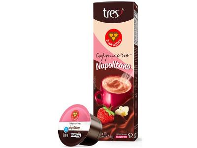 Cápsula de Cappuccino Napolitano TRES 3 Corações
