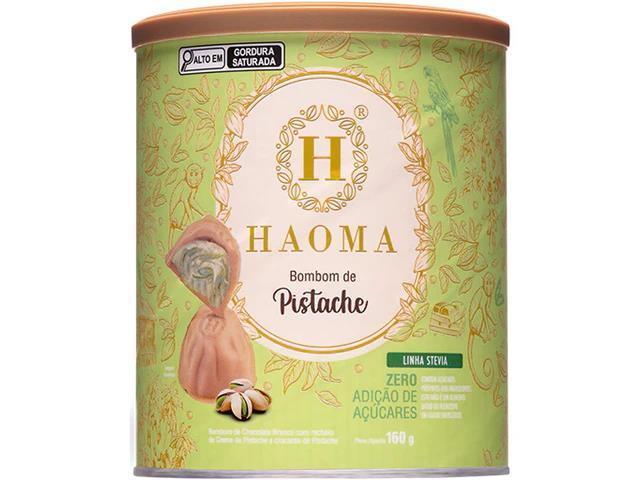 Bombom Pistache Haoma Linha Stevia 160G - 1
