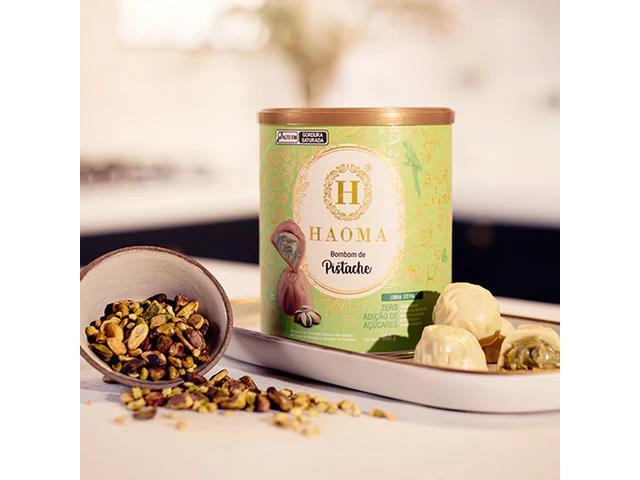 Bombom Pistache Haoma Linha Stevia 160G - 4