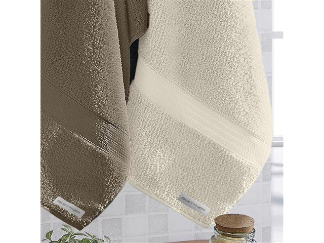 Jogo de Toalha Buettner de banhão Natural Khaki/ marfim 5 Peças - 2