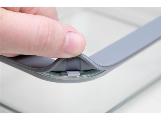 Pote de Vidro Tramontina Vittra Retangular com Tampa Hermética 1,4 L - 3