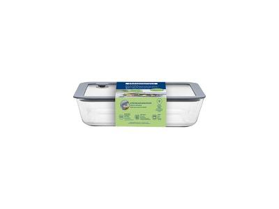 Pote de Vidro Tramontina Vittra Retangular com Tampa Hermética 0,7 L
