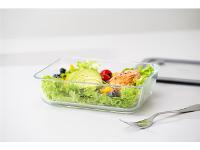 Pote de Vidro Tramontina Vittra Retangular com Tampa Hermética 0,7 L - 4