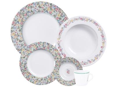 Aparelho de Jantar Tramontina Dalina em Porcelana Decorada 20 Peças