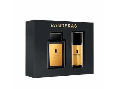 Kit Banderas The Golden Secret Perfume Masculino EDT + Desodorante