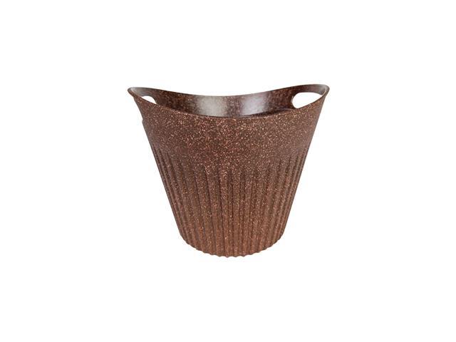 Kit Evo Cesto Cachepot 3 Peças - Imbuia - 1