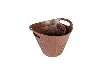 Kit Evo Cesto Cachepot 3 Peças - Imbuia - 4