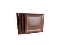 Jogo Evo Petisqueira Quadrada com 4 Peças - Imbuia - 1