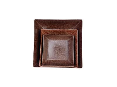 Kit Evo Saladeira Quadrada 3 Peças Imbuia