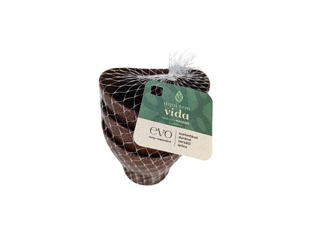 Jogo de Sobremesa Evo com 3 Peças - Imbuia - 2