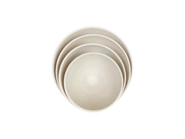 Kit Tigela Redonda Evo Marfim 4 Peças - 1